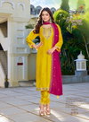 Rangat Vol 6 By Radhika Vichitra Silk Kurti With Bottom Dupatta Suppliers In India
